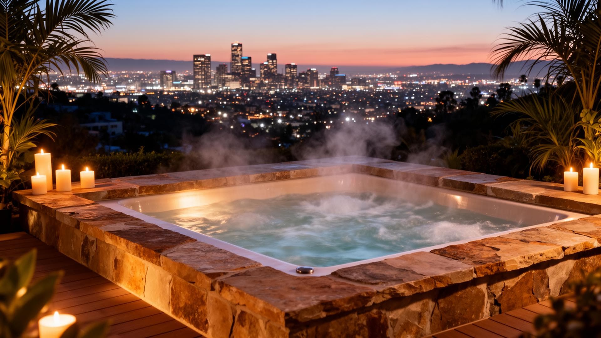 Jacuzzi and spa installation in California backyard
