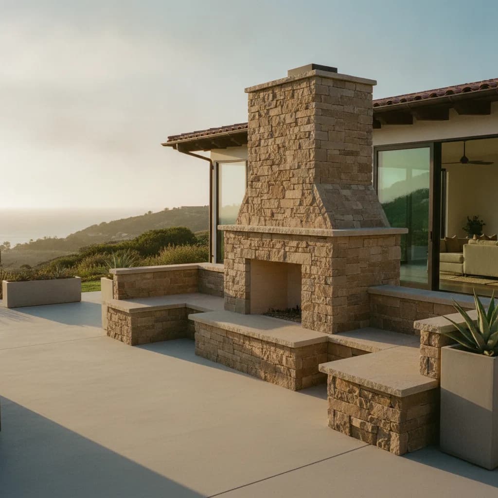 8 Outdoor Fireplace Trends Defining 2026 Malibu Homes