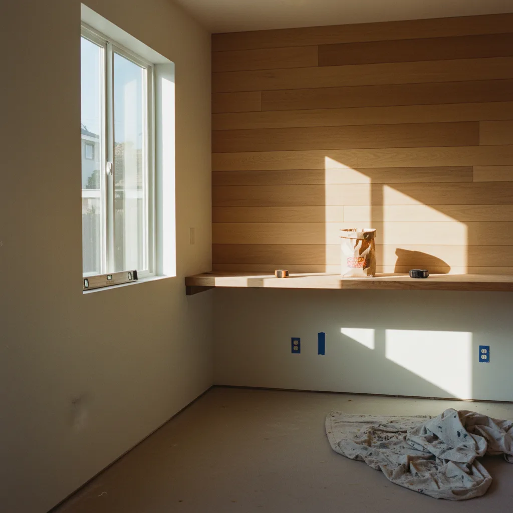 A modern San Diego home with freshly installed dark gray fiber cement siding, highlighted by the late afternoon sun.