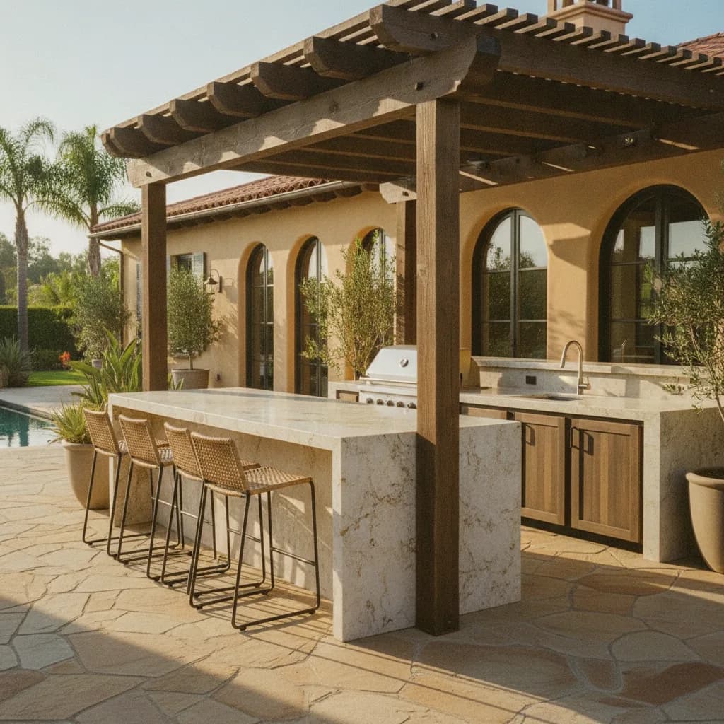 Outdoor Kitchen: Premium vs. Mid-Tier in Orange County