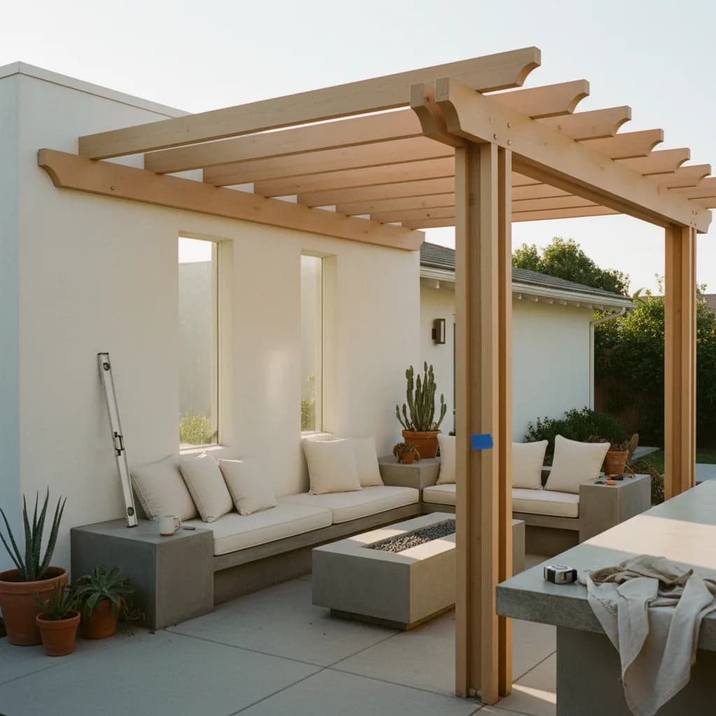 The 4-Phase Pergola Build in Santa Monica (How Long Each Phase Really Takes)